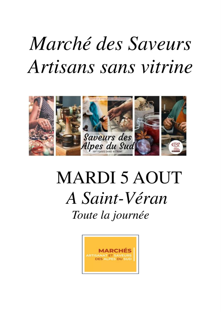 Affiche marche des saveurs